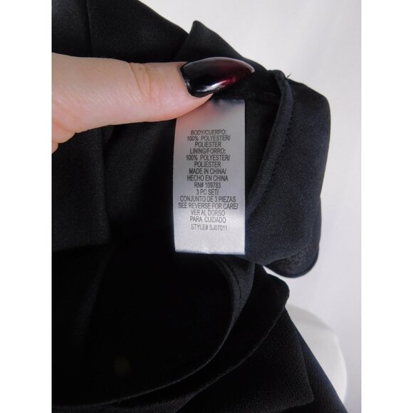 Natural Collection Black Sleeveless Scoop Neck Blouse Gothic Witch L - Picture 8 of 10